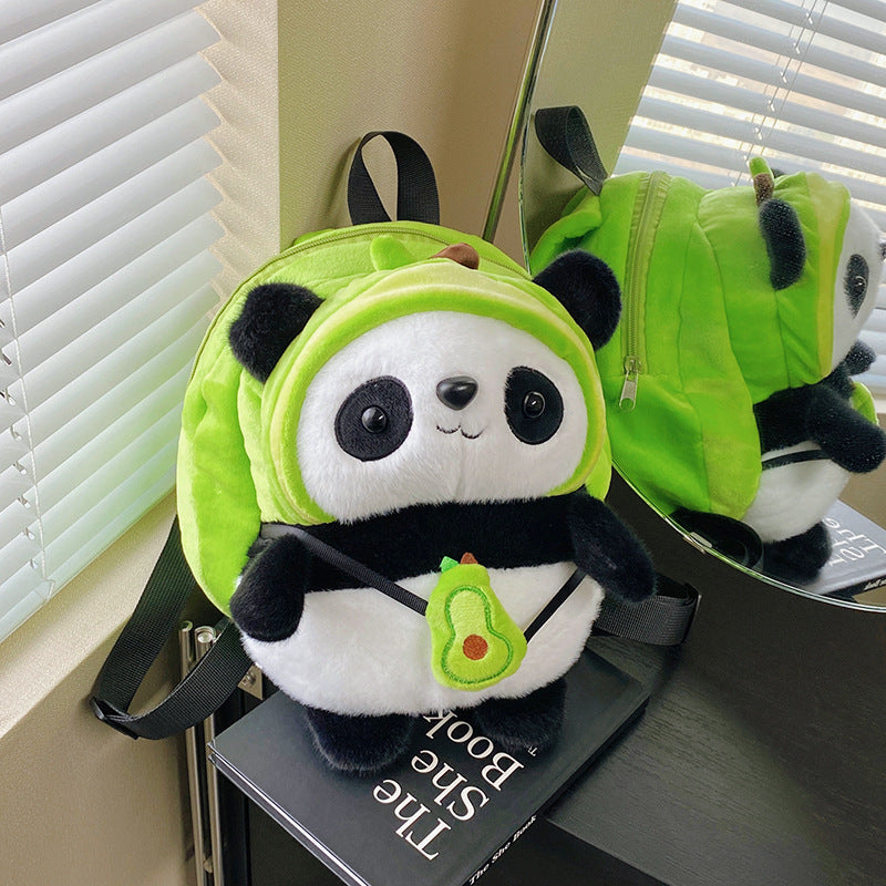 Plüsch-Rucksack mit Panda-Design Brehn