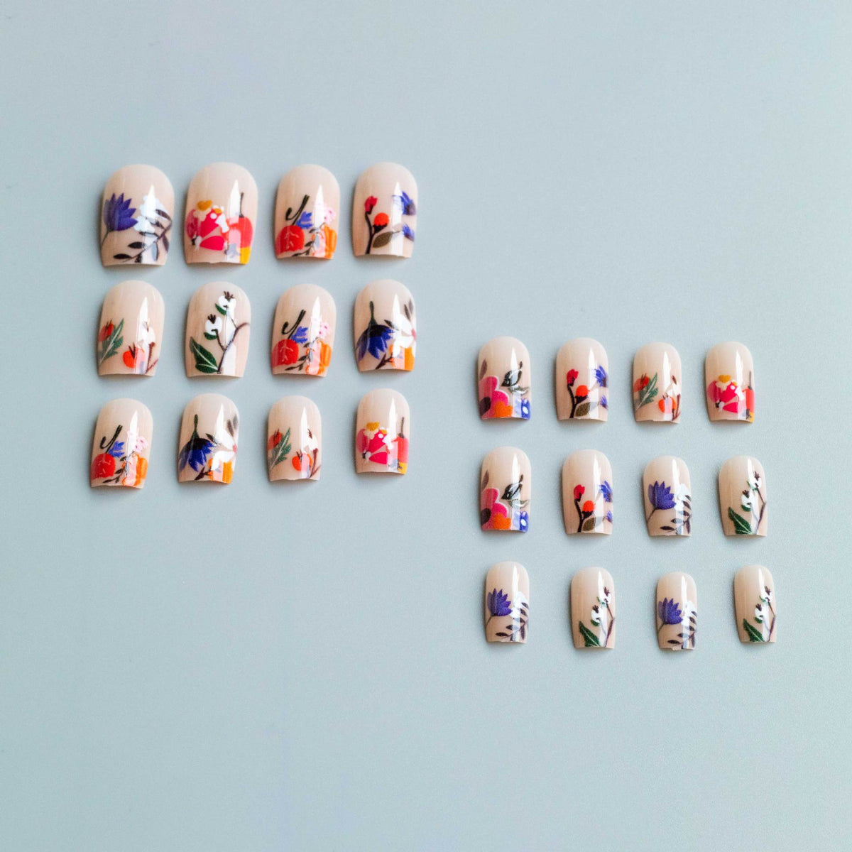 Floral Acryl Nagelkunst Set