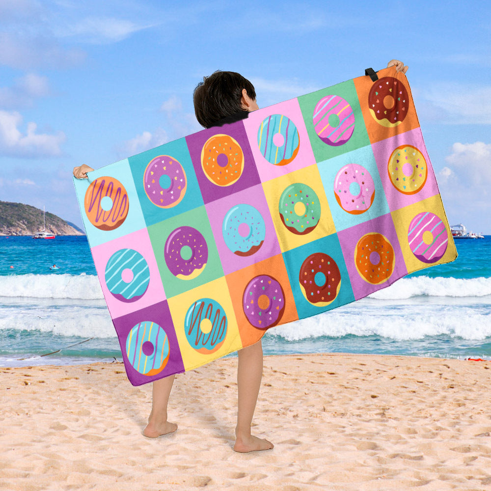Stranddecke mit buntem Cupcake-Design Brehn