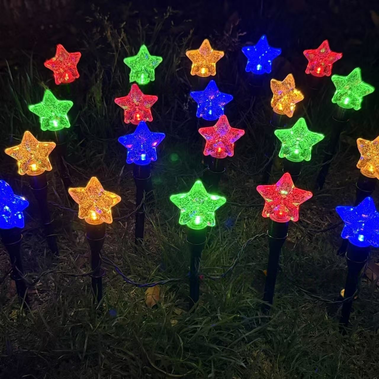 Crescent Moon Solar Gartenstecker Lichter Brehn