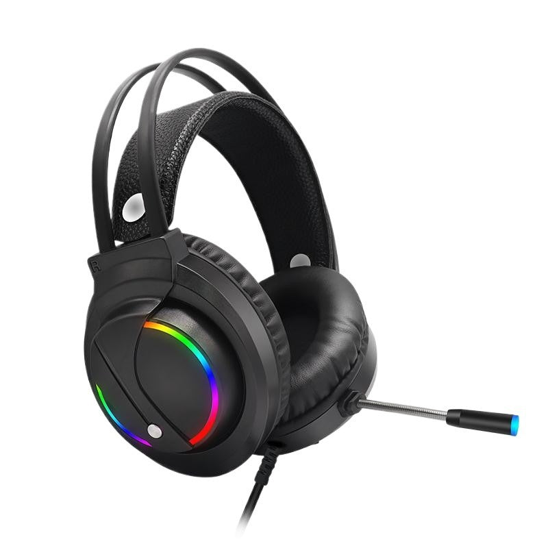 Gaming-Headset für Herren mit RGB-Beleuchtung und Geräuschunterdrückendem Mikrofon Brehn