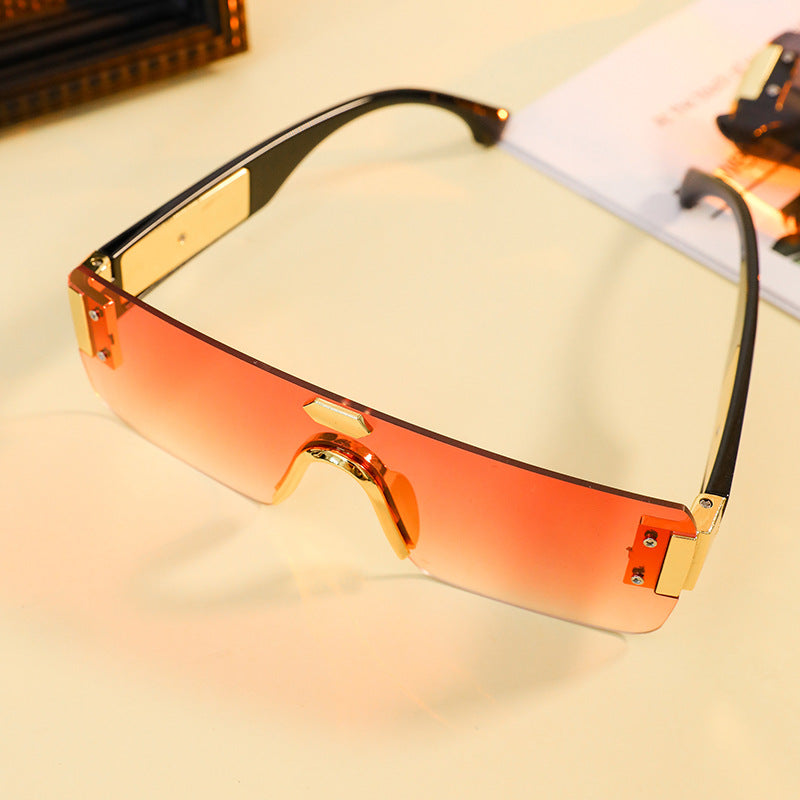 Damen geometrische Statement-Sonnenbrille Brehn