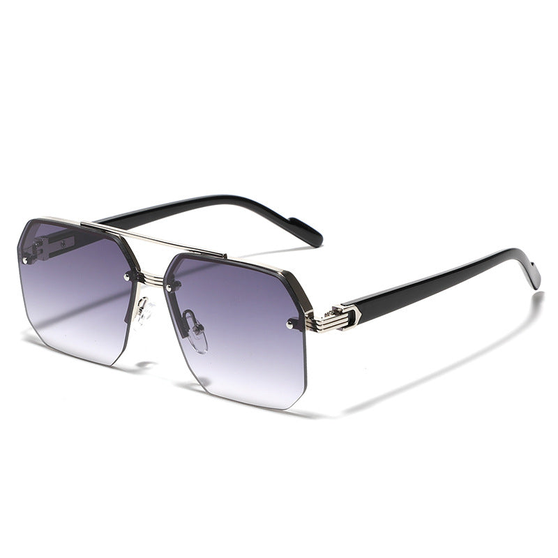 Damen hexagonale Sonnenbrille mit elegantem Metallrahmen Brehn
