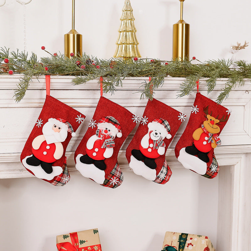Weihnachtsstrumpf mit Rentierdesign Brehn
