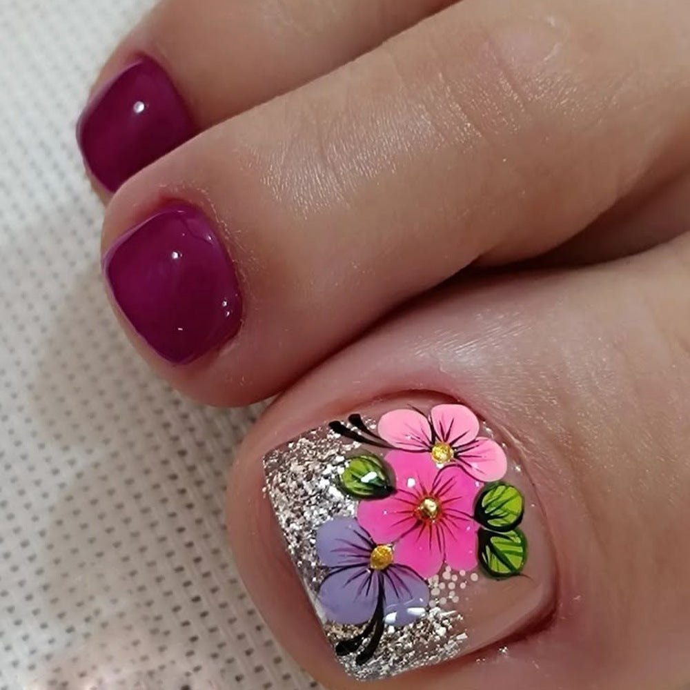 Elegante Fußnagelkunst Brehn