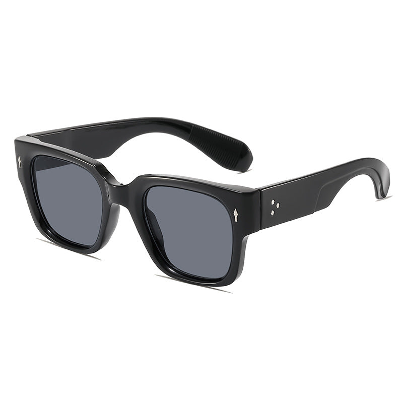 Bold Chunky Vintage Square Sonnenbrille Brehn