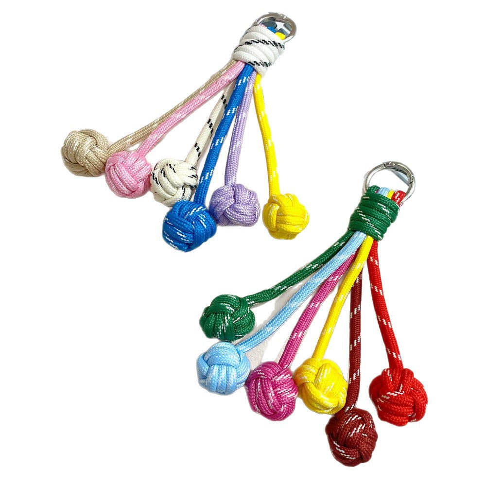 Bunte Knoten Dekor Schlüsselanhänger Brehn