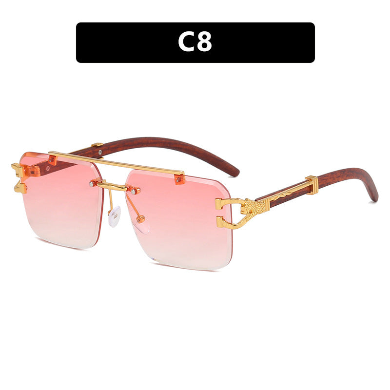 Damen modische Brille mit innovativem Rahmen und luxuriösem Holzdetail Brehn
