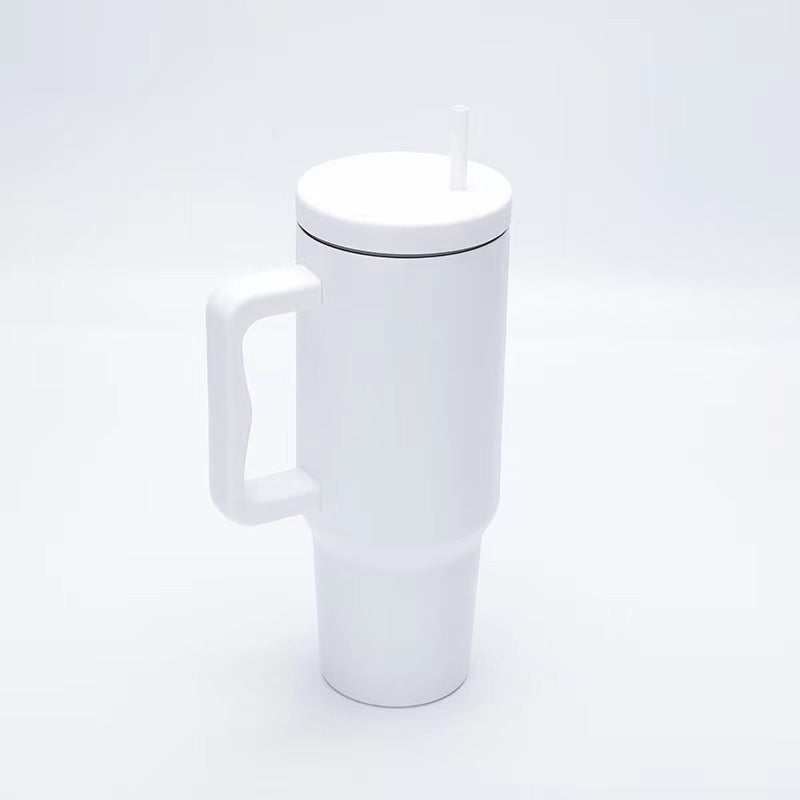 Damen Thermobecher mit ergonomischem Griff und integrierter Trinkhalm Brehn