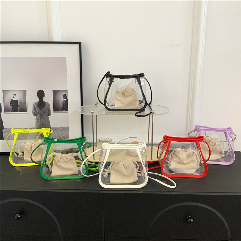Transparente Mini-Eimer-Tasche Brehn