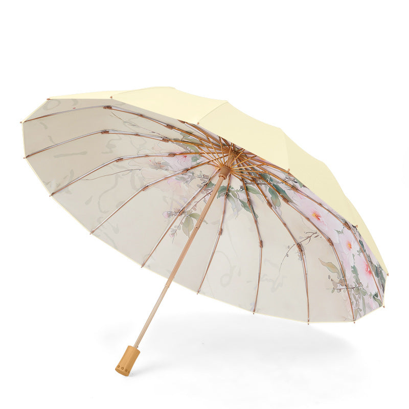 Damen Regenschirm mit floralen Mustern Brehn