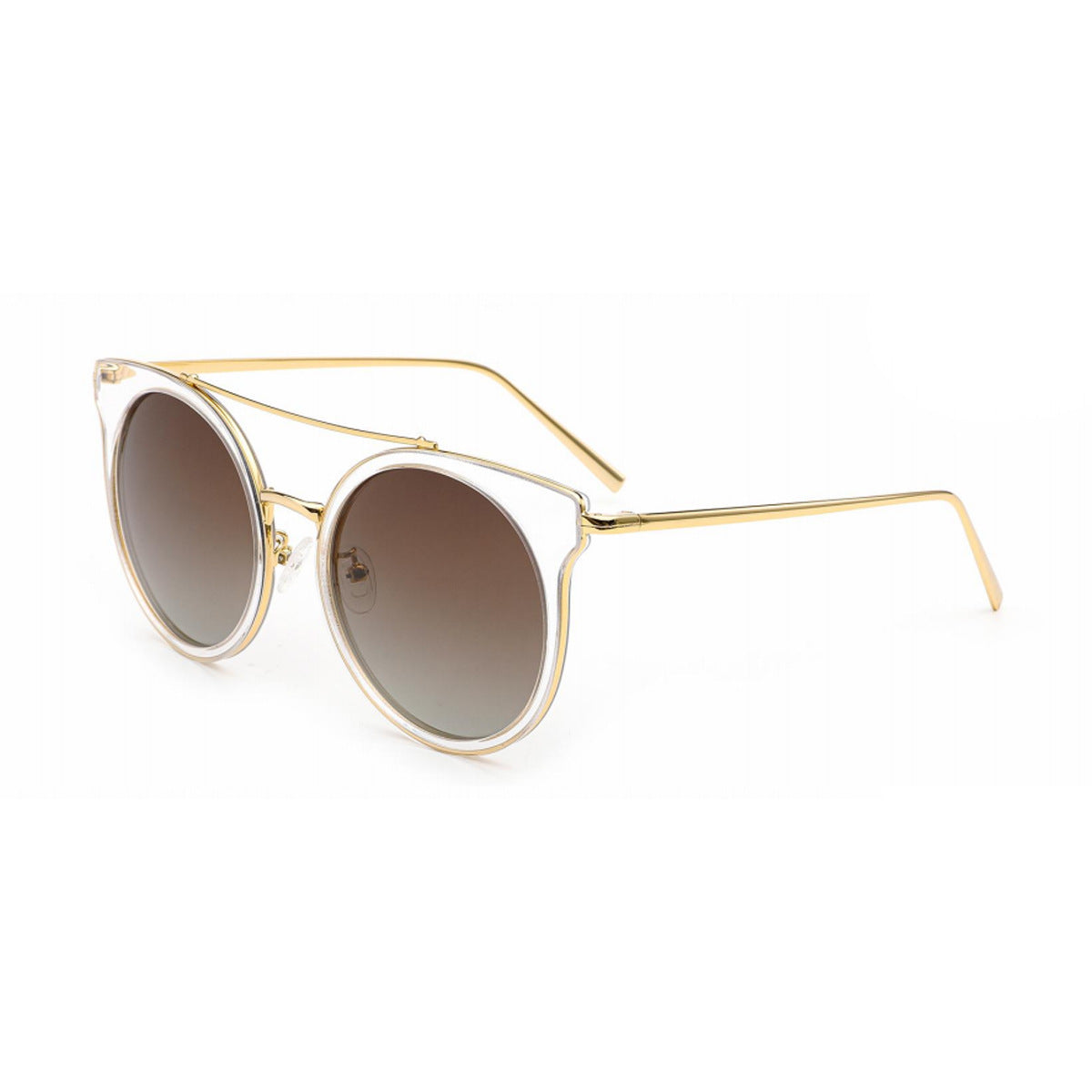 Damen modische Sonnenbrille mit innovativem Cat-Eye-Rahmen und hochwertigen Gläsern Brehn