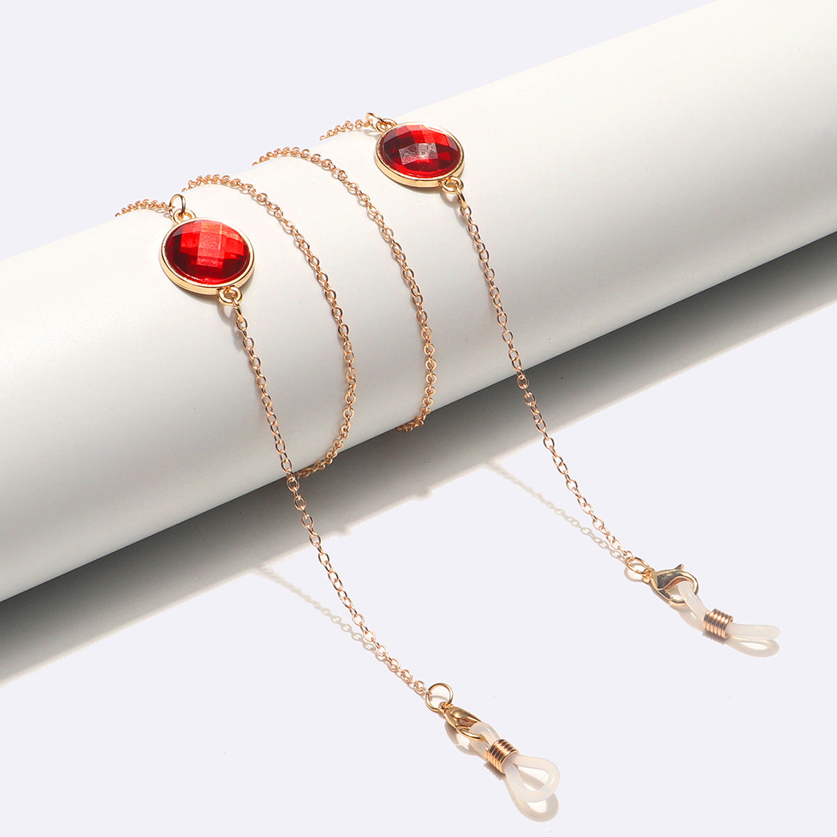 Elegante Edelstein Brillen Kette Brehn