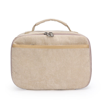 Erdbeerdruck isolierte Lunch-Tasche