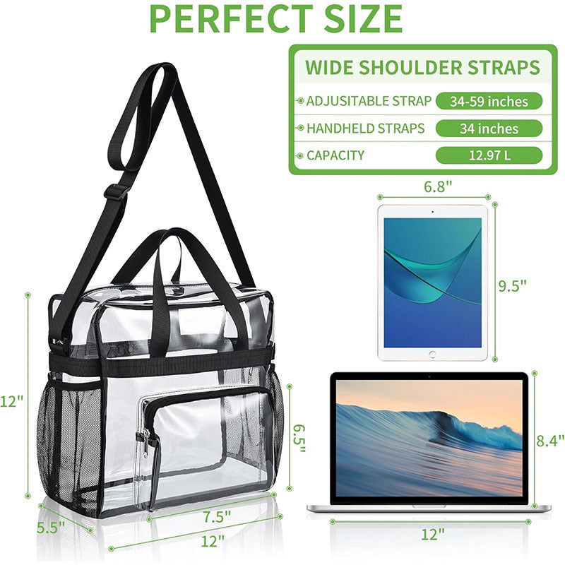 Transparente Multifunktions-Handtasche Brehn