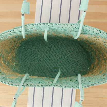 Geflochtene Strandtasche mit Elegantem Farbverlauf Brehn