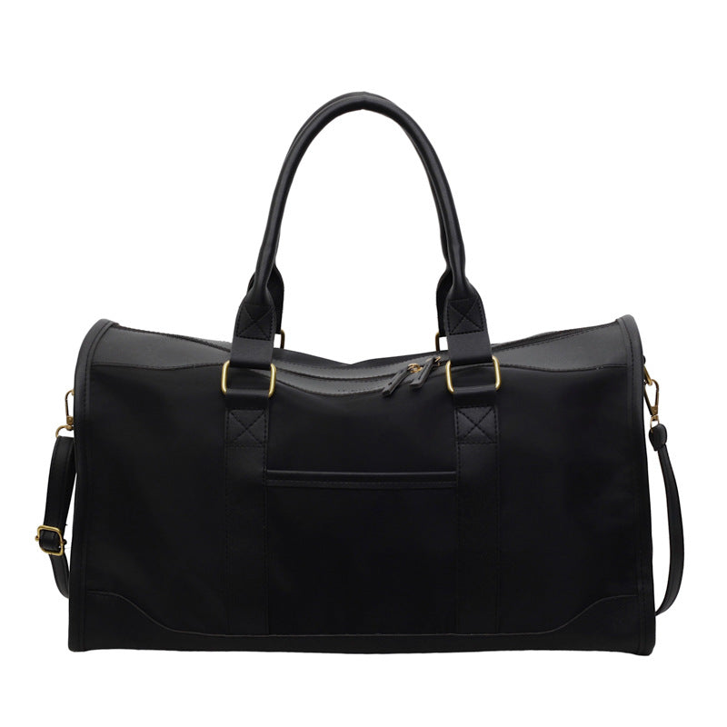 Klassische Leder Reise Duffle Brehn
