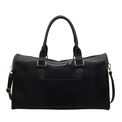 Klassische Leder Reise Duffle Brehn