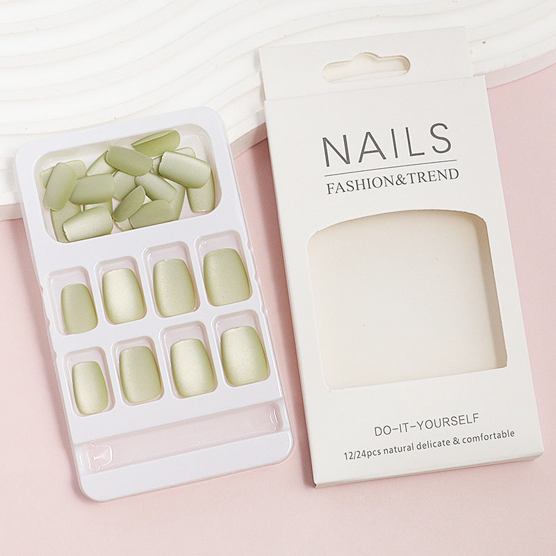 DIY natürliche Finish Press-On Nagelspitzen Brehn