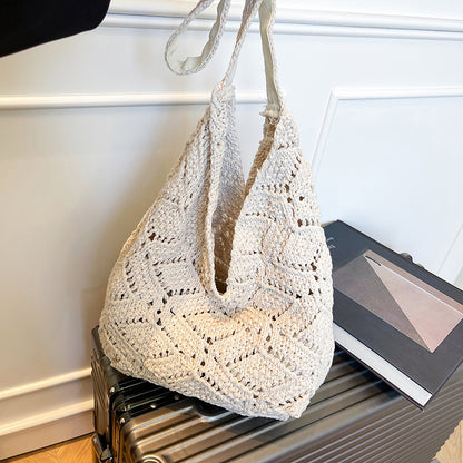 Ethisch Hergestellter Handgewebter Häkel-Tote-Bag Brehn