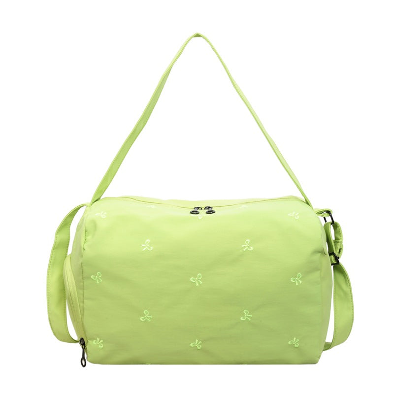 Stilvolle bestickte Sport-Duffle-Tasche