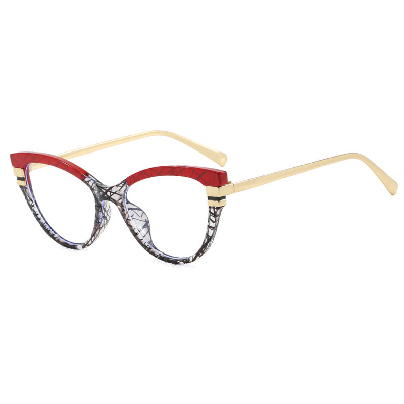 Damen Cat-Eye Sonnenbrille mit eleganten Metallakzenten Brehn