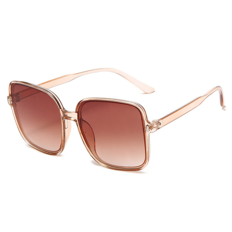 Damen große quadratische Sonnenbrille mit auffälligem Muster Brehn