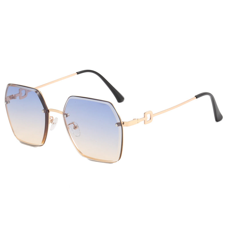 Damen extravagante und moderne Sonnenbrille im ausgefallenen Design Brehn