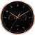 Funk-Wanduhr mit Thermometer und Hygrometer Brehn