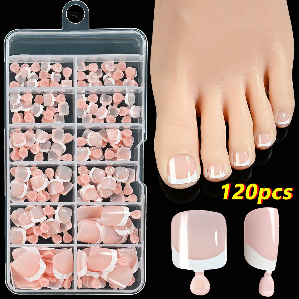 French Tip Gel Fußnagel Set Brehn