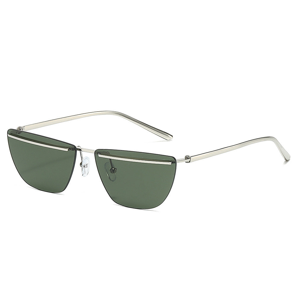 Moderne geometrische eckige Sonnenbrille Brehn