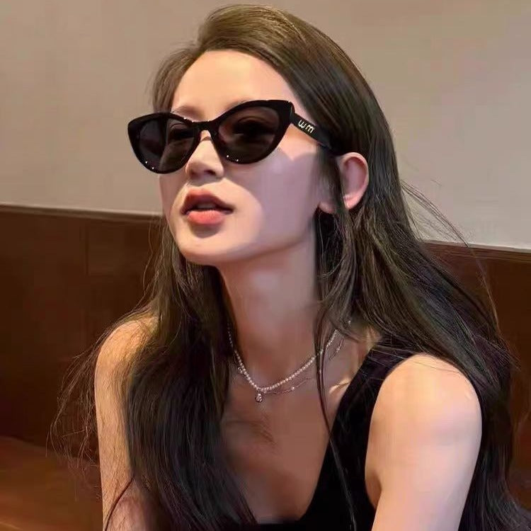 Damen modische Katzenaugen Sonnenbrille mit UV-Schutz Brehn