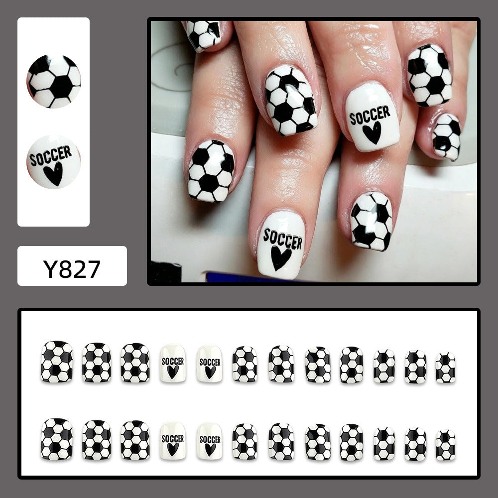 Fußball Nageldesign Brehn
