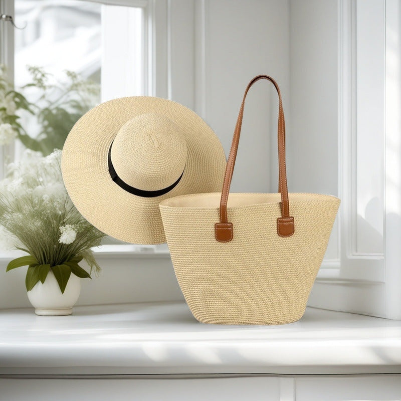 Strandtasche mit Bunten Streifen Brehn
