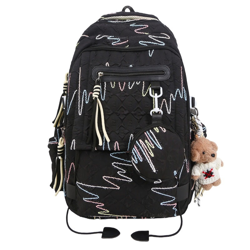 Trendiger bestickter Rucksack