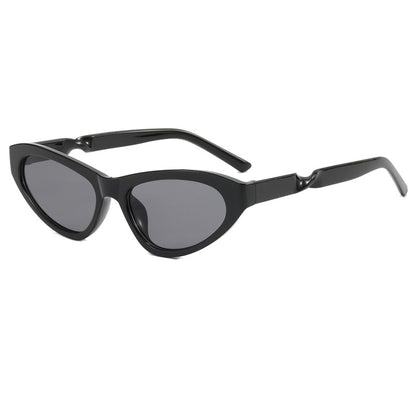 Cat-Eye Design Sonnenbrille mit blauen Gläsern