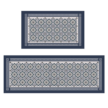 Geometrisch gemusterte Küchenmatte Set Brehn