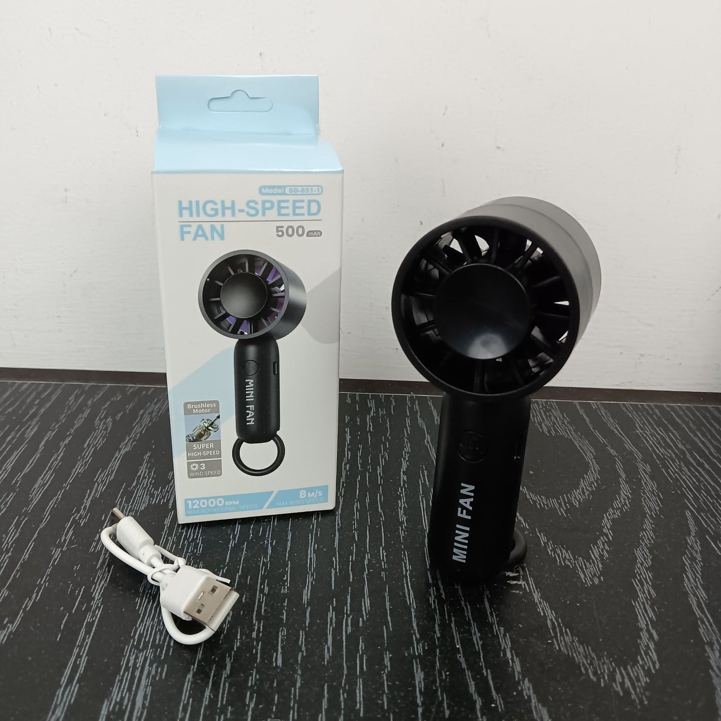 Unisex Tragbarer Mini-Hochgeschwindigkeitsventilator Brehn