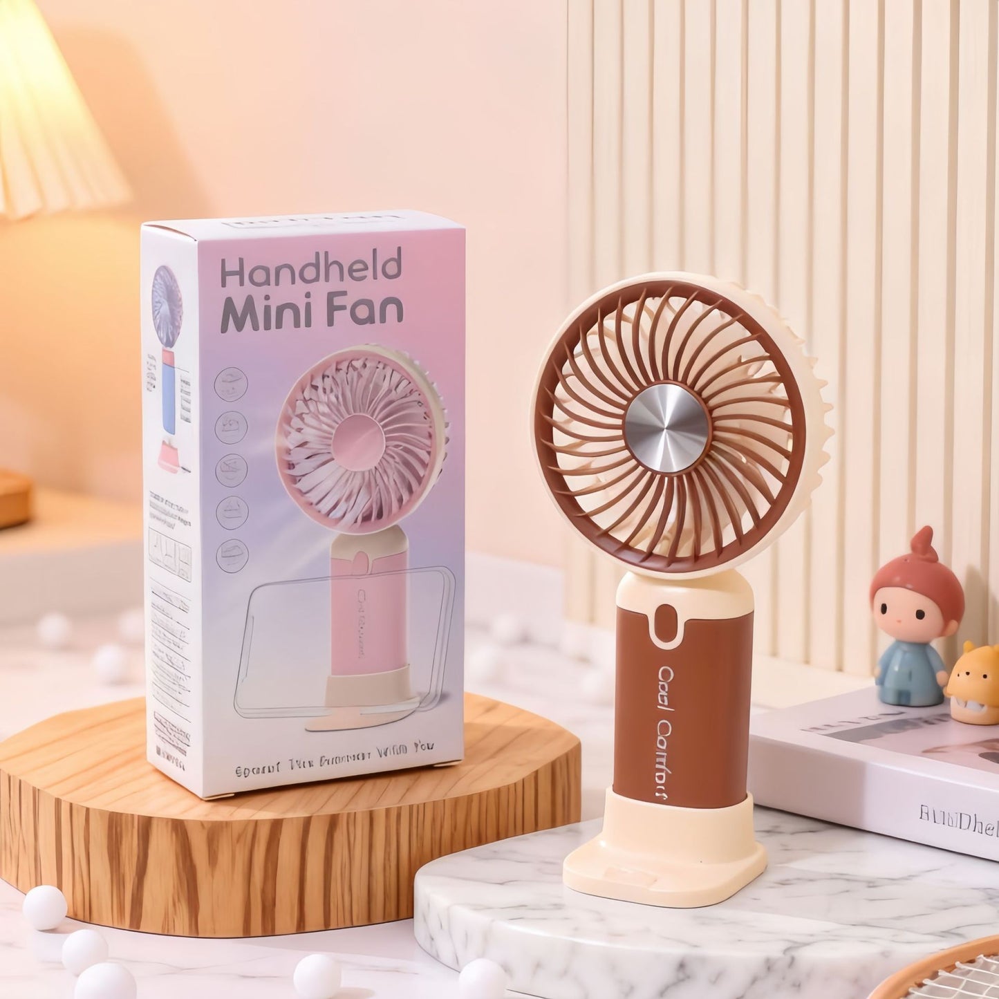 Damen tragbarer Ventilator mit kabelloser Funktion und ergonomischem Design Brehn