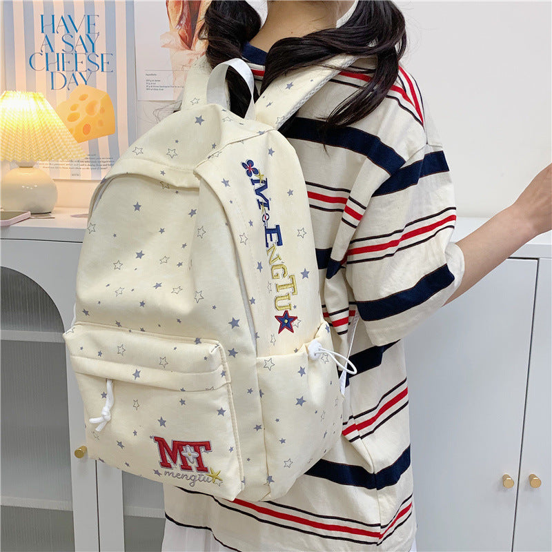 Stylischer mit Sternen verzierten Cordura-Rucksack Brehn