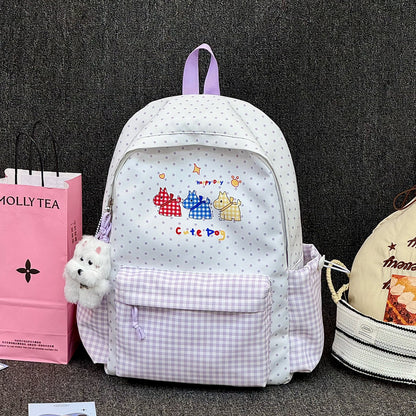 Adorable illustrierte hundethemen Rucksack