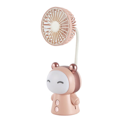 Unisex Tragbarer Handventilator mit flexiblem Design und integrierter Sprühfunktion Brehn