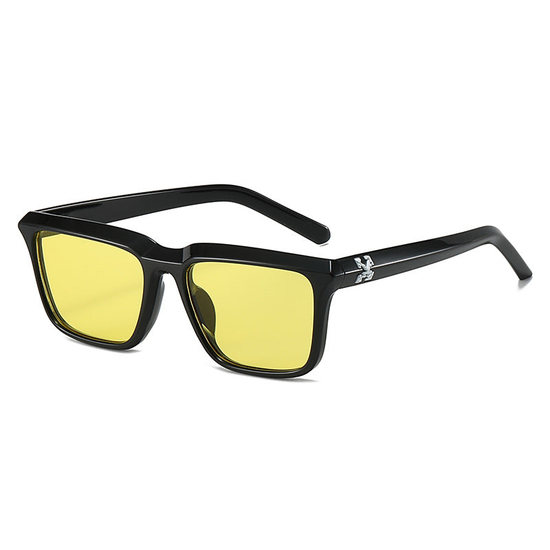 Damen modische Sonnenbrille im modernen rechteckigen Design Brehn