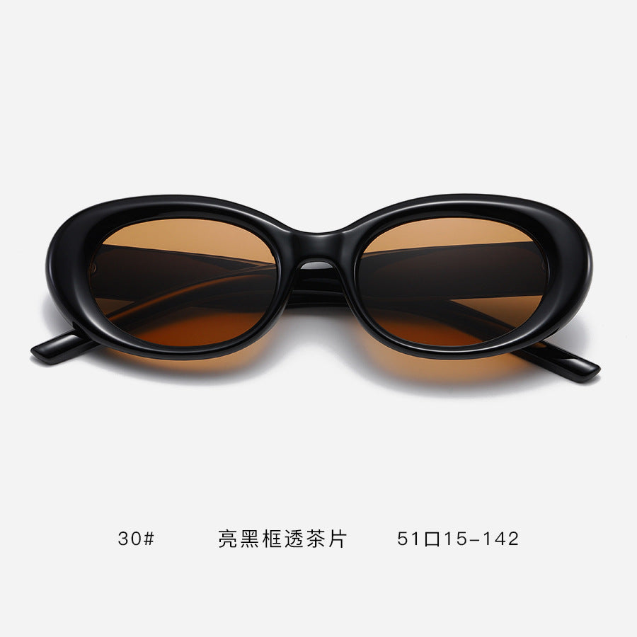 Damen Designer-Sonnenbrille im modernen Maskenformat Brehn