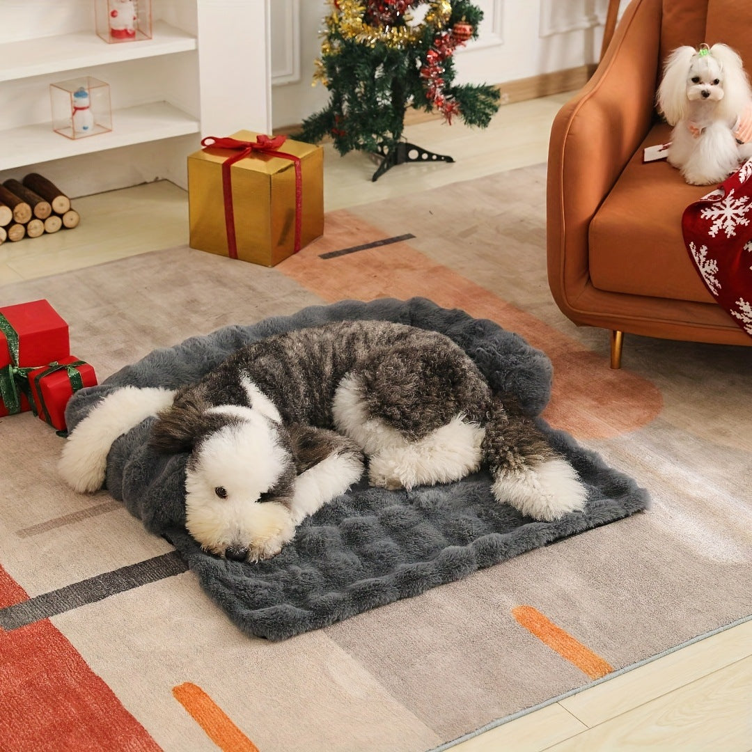 Luxuriöse fuzzy Haustier Couch Werfdecke Hundebett