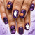 Halloween-Themen Press-On Nagelkunst Brehn