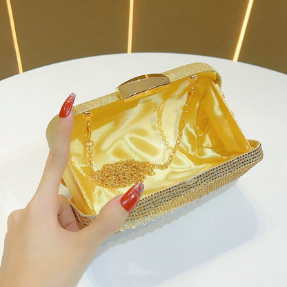 Rhinestone-besetzte Clutch-Tasche