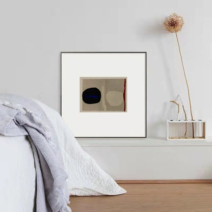 Minimalistische gerahmte Kunstdruck