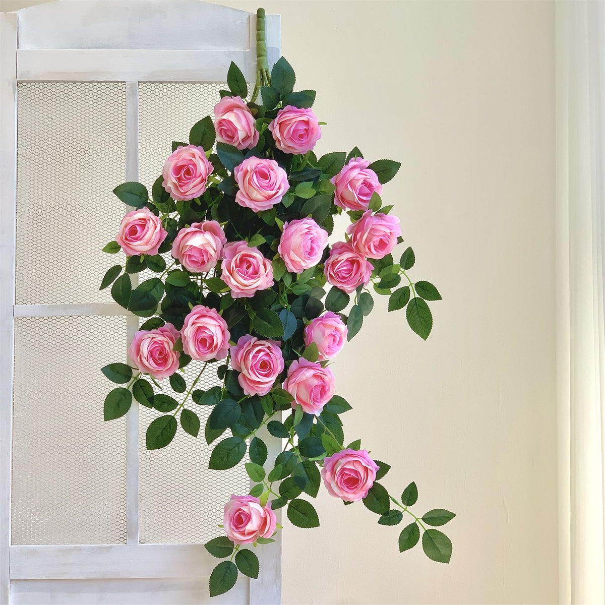 Elegante Blumen Wanddekoration