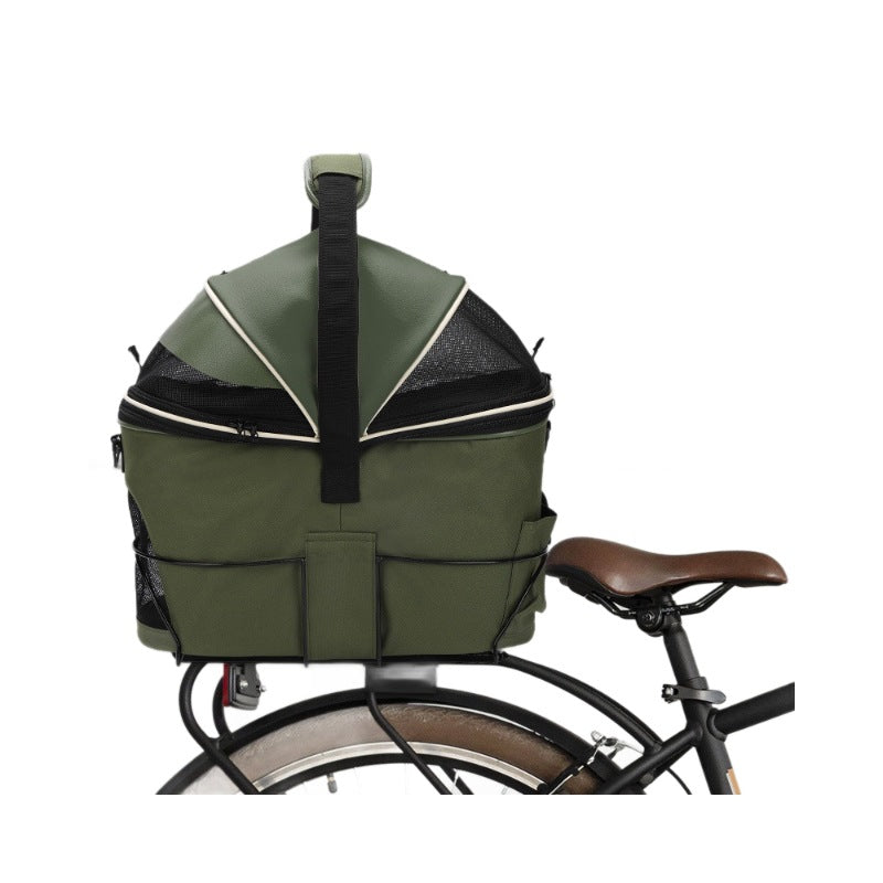 faltbare isolierte Haustiertrage Tasche mit Netzoberteil und gepolstertem Griff Brehn